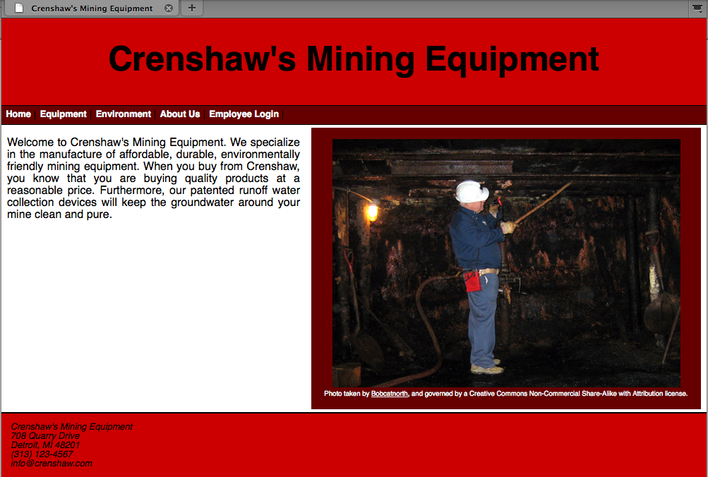 example website